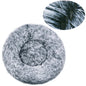 40-90cm Cat Bed Plush Round Soft Warm Cushion for Dog Pet Winter Sleeping