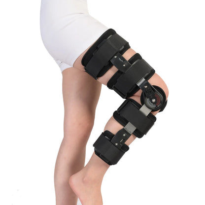New model Orthopedic Support Stabilizer After Surgery Adjustable Hinged ROM Knee Brace For Recovery ACL MCL & PCL Injury Medical-EXPROTAS