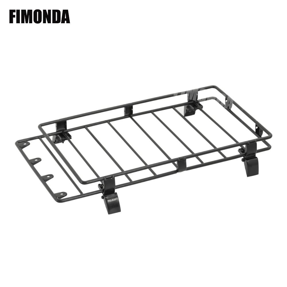 1/10 RC Crawler LC80 ABS Body Interior Roof Rack Bull Bar LED SCX10 TRX4