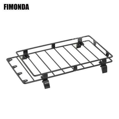 1/10 RC Crawler LC80 ABS Body Interior Roof Rack Bull Bar LED SCX10 TRX4