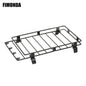 1/10 RC Crawler LC80 ABS Body Interior Roof Rack Bull Bar LED SCX10 TRX4