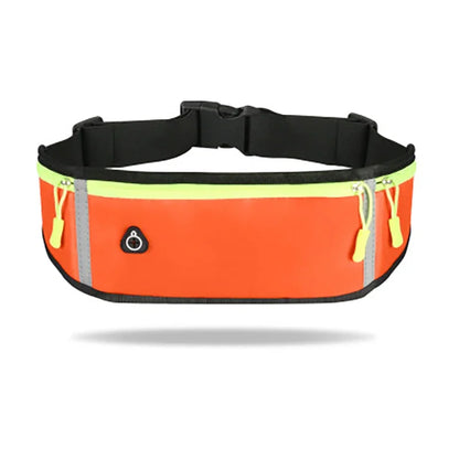 Running Bag Nylon Waist Phone Bag Men Women Waterproof Gym Fitness Bag Hold Water Cycling Phone Case Outdoor Sport Belt Portable