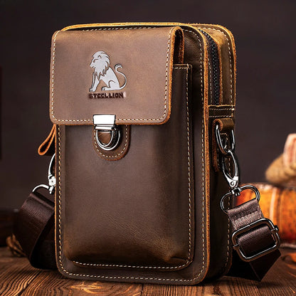 EXPROTAS Phone Waist Bag Crossbody Shoulder Bag for Men