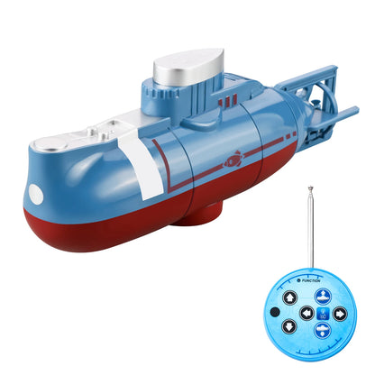Mini RC Submarine Remote Control Boat Waterproof Diving Toy for Kids