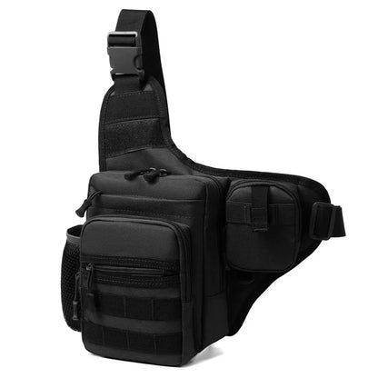 Waterproof Fishing Shoulder Bag Outdoor Sports Cycling Crossbody Chest Single Backpack Travel Climbing Camping Tactical Handbag-EXPROTAS