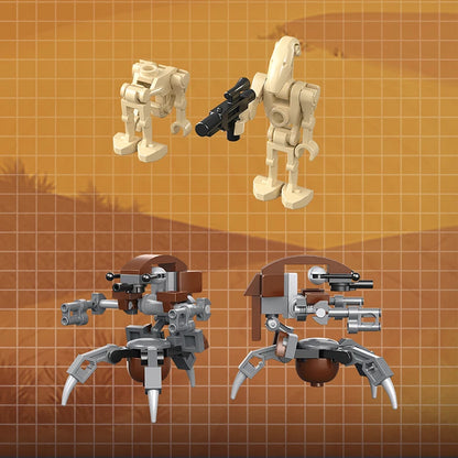 500+pcs Star Plan Attack Craft Droid Destroyer Building Blocks Model Toy Gift