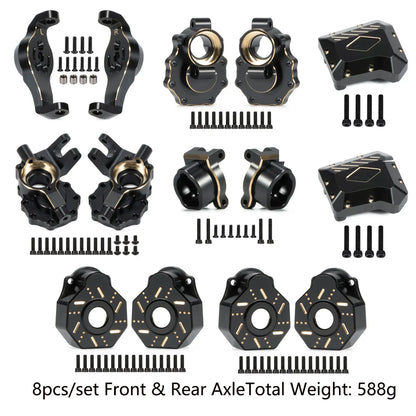 TRX4 Brass Portal Axle Housing Weight System Black 1/10 RC Crawler TRX6