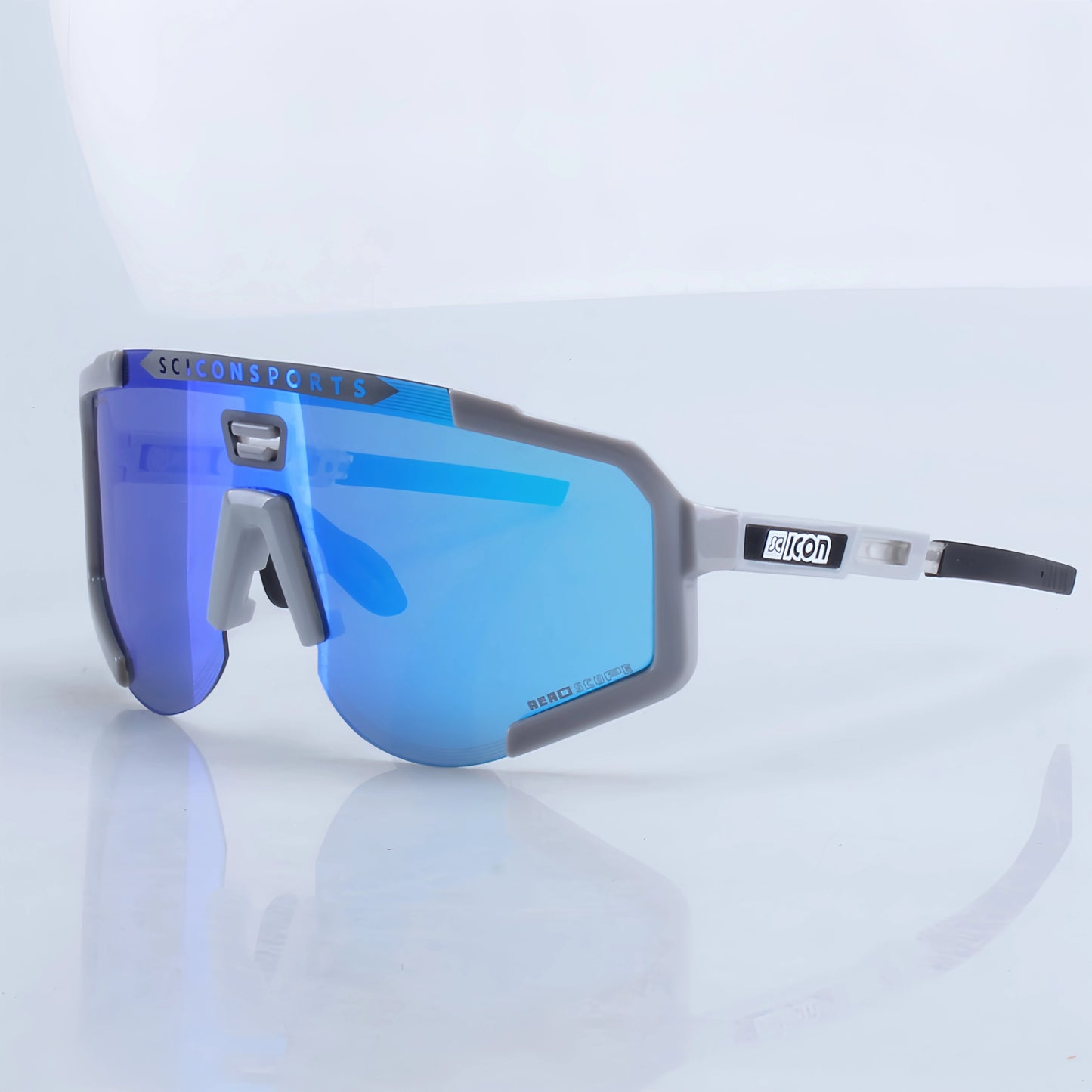 SCICON Photochromic Cycling Glasses, UV400 Outdoor Sports Sunglasses for Men & Women MTB Road Bike