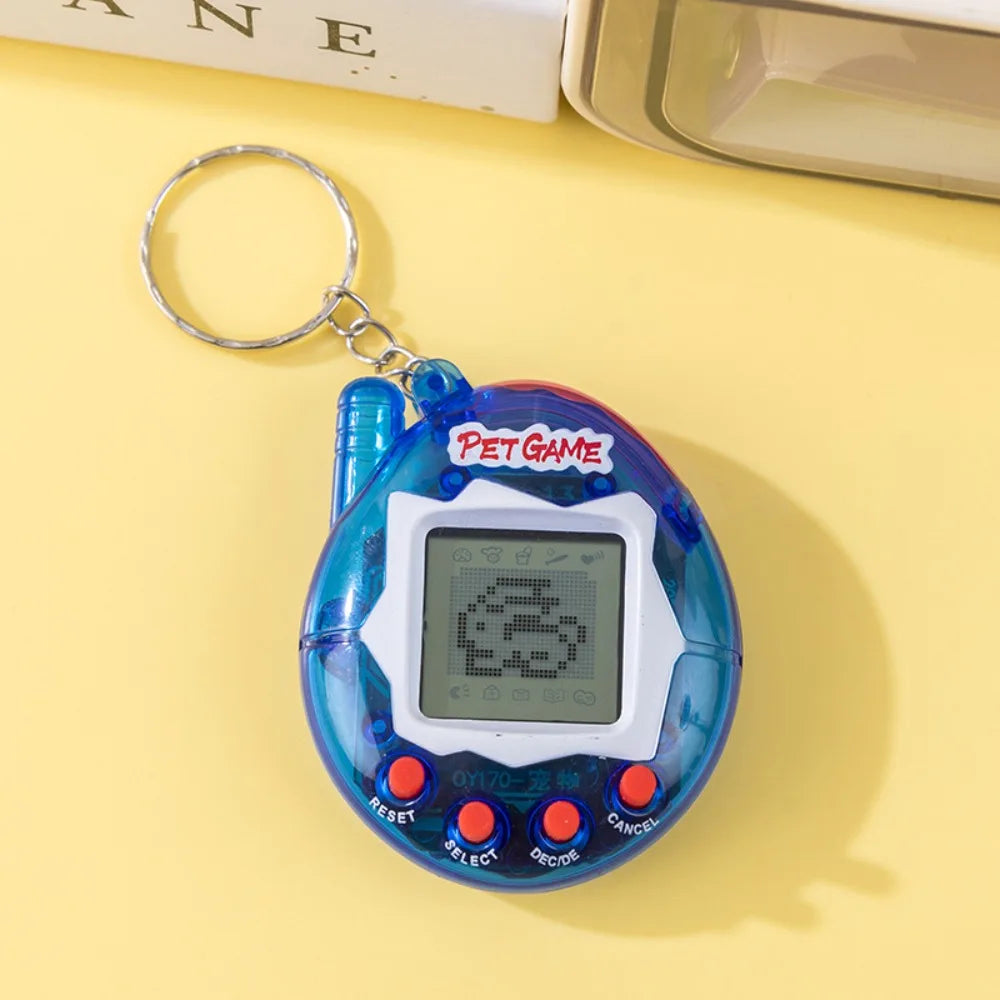 Tamagotchi Electronic Pet Keychain Game Console for Kids - Purple Version