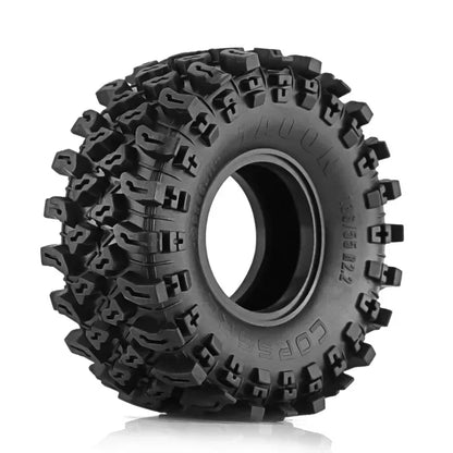 4Pcs 135mm Rubber Tire Wheel for 1/10 RC Crawler Car Axial SCX10 TRX4