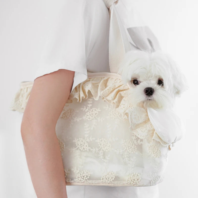 Pet Carrier Bag for Small Dogs Handheld Shoulder Purse Dog Accessories