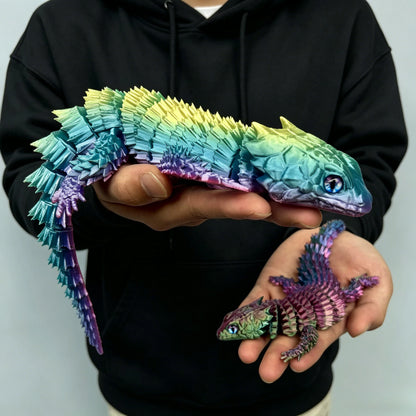Creative Desk Plants 3D Printed Lizard Statue Ornament for Home Decor