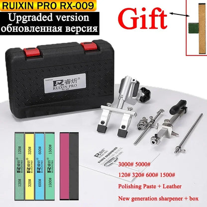 2023 New Upgraded Version Ruixin Pro RX009 Aluminium Alloy Knife Sharpener System 360 Degree Flip Constant Angle Grinding Tools-EXPROTAS