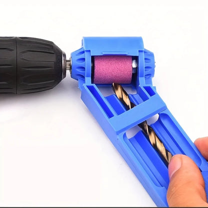 1pc Portable Drill Bit Sharpener Grinding Wheel for Nail Bits Quick Sharpening