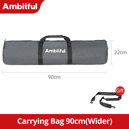 AMBITFUL TB PRO Tripod Bag 50–140cm Padded Carry Case w/ Shoulder Strap