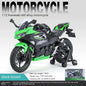 1:12 Kawasaki Motorcycle Die-cast Model - Sound & Light Effects - Authentic Details - Fun for Kids & Motorcycle Lovers-EXPROTAS