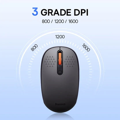 Baseus F01B Wireless Mouse 2.4G + Bluetooth 5.0 Silent 1600 DPI for PC/Mac