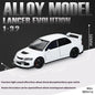1:32 Mitsubishi Lancer Evolution Diecast Car Model Sound Light Metal Alloy