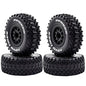 4Pcs 112mm Truck Tires Tyre 1/10 Short Course RC Wheels 12mm Hex Arrma