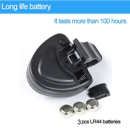 Electronic Fishing Rod Bite Alarm LED Sound Alert Bell Clip-On