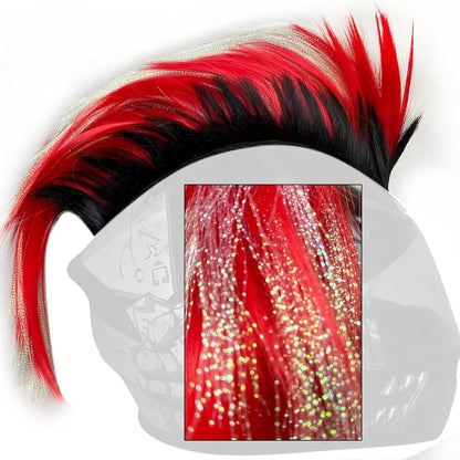 Hawks Mohawk Outdoor Hair Sticker Wigs for Motorcycle Bicycle Accessories