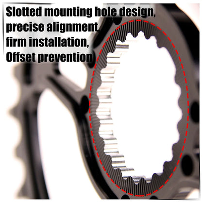 BUCKLOS 12s MTB Chainring 32T–38T for Shimano M6100 M7100 M8100 M9100