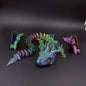 3D Printed Wyvern Dragon Model Articulated Desktop Ornament Collectible