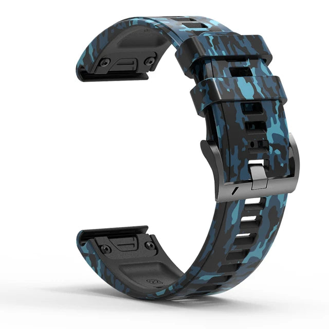 Silicone Strap for Garmin Fenix 7X 8 6X 5X 26mm 22mm Watch Band