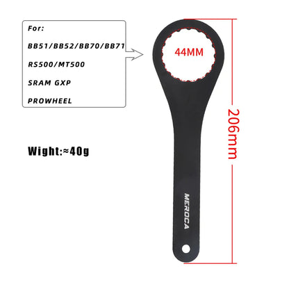 Bottom Bracket Wrench MEROCA 44/46/49mm 16/24 Notch for IXF BB51 BB52 DUB
