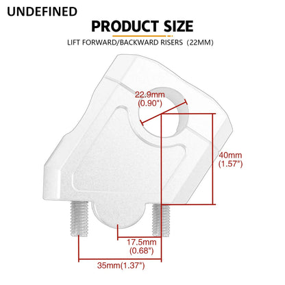 22mm 25mm 28mm Motorcycle Handlebar Riser Clamp Mount For Suzuki Kawasaki Yamaha