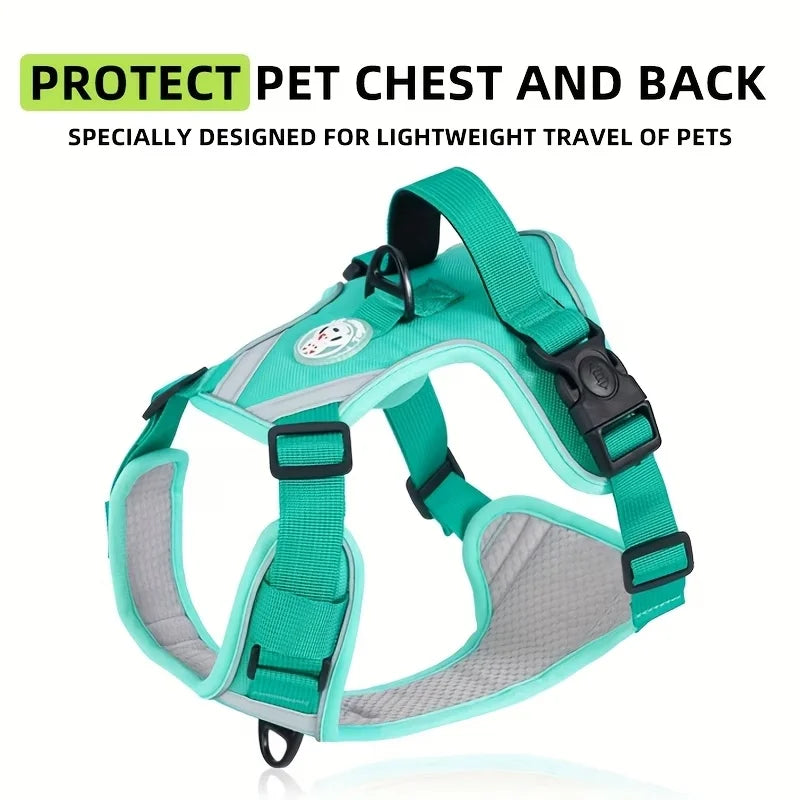 Reflective Dog Harness Adjustable Vest with Handle for Small to Large Dogs