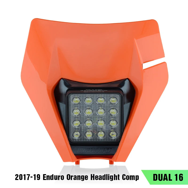 POWERZONE LED Headlight for KTM EXC XCF SX-F SMR Enduro Dirt Bike 2014-2023