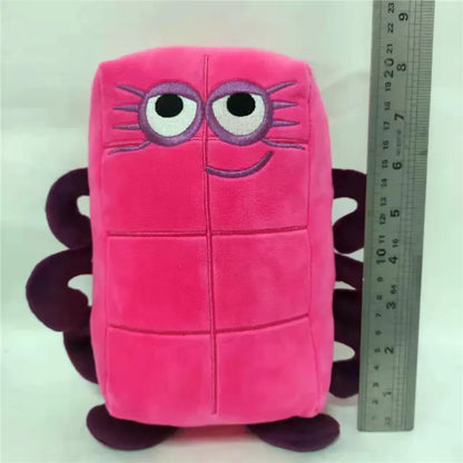 10pcs Number Plush Doll Toys Soft Cute Stuffed Dolls for Kids 0-9