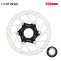 IIIPRO Ultralight Disc Brake Rotor 140/160mm 6-Bolt Center Lock 1.8mm Hollow