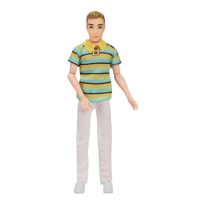 30cm Fashion Ken Doll 1/6 Movable Joints Clothes Suit Dress-Up Toy