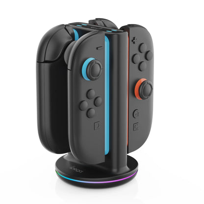 IPEGA Charger Dock PG-SW2051 For Switch 2 Gamepad 4 Slot Fast Charge RGB Lights