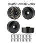 Brass Wheel Hex Hub Adapter for 1.9/2.2 Beadlock RC Crawler Axial SCX10 TRX4 TRX6 - EXPROTAS