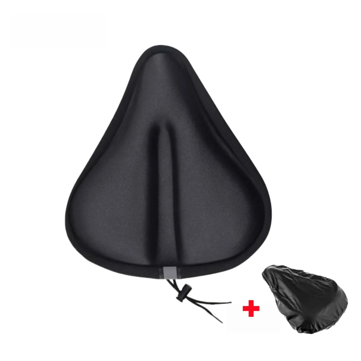 Gel Padded Bike Seat Cover Soft Bicycle Saddle Cushion for Men Women