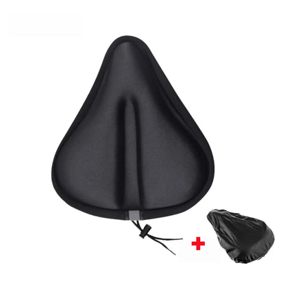 Gel Padded Bike Seat Cover Soft Bicycle Saddle Cushion for Men Women