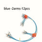 Blue Stainless Steel Fishing Leader Rigs with Snap Saltwater Wire Trace Tackle