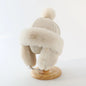 Baby Ear Protection Hat Winter Warm Wool Cute Thickened Bear Cap