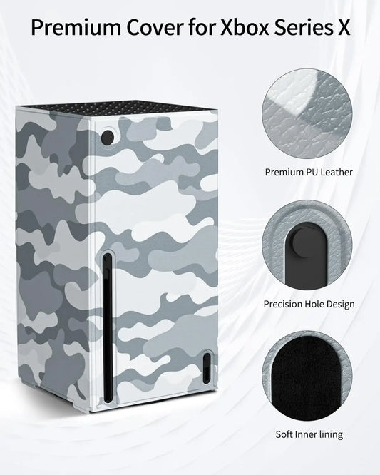 Aolion PU Decal Full Set For Xbox Series X/S Protective Shell Cover Faceplate