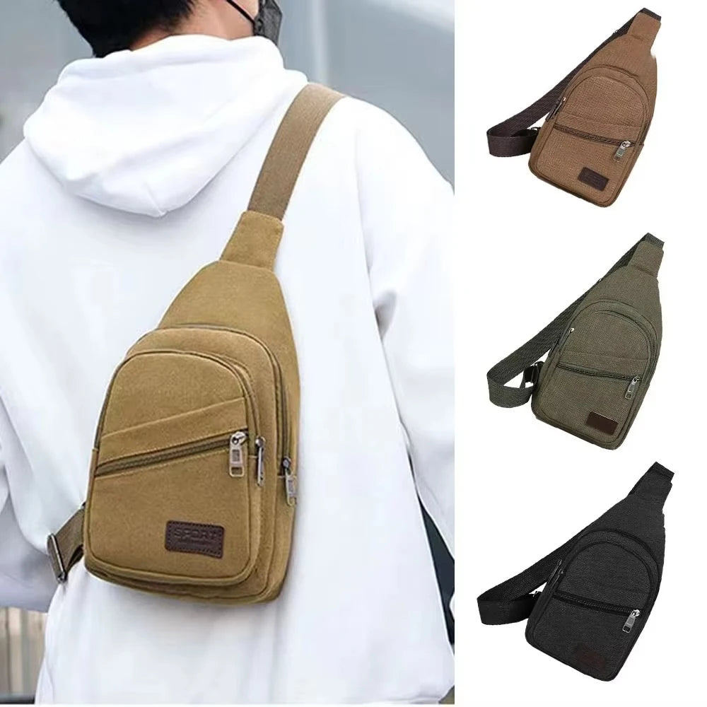 Men's Chest Bag Sling Backpack Travel Sport Outdoor Cross Body Pack