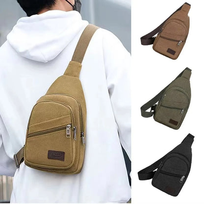 Men's Chest Bag Sling Backpack Travel Sport Outdoor Cross Body Pack