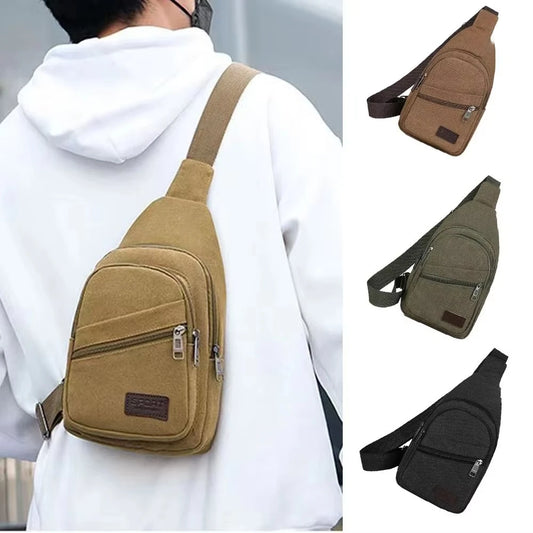 Men's Chest Bag Sling Backpack Travel Sport Outdoor Cross Body Pack