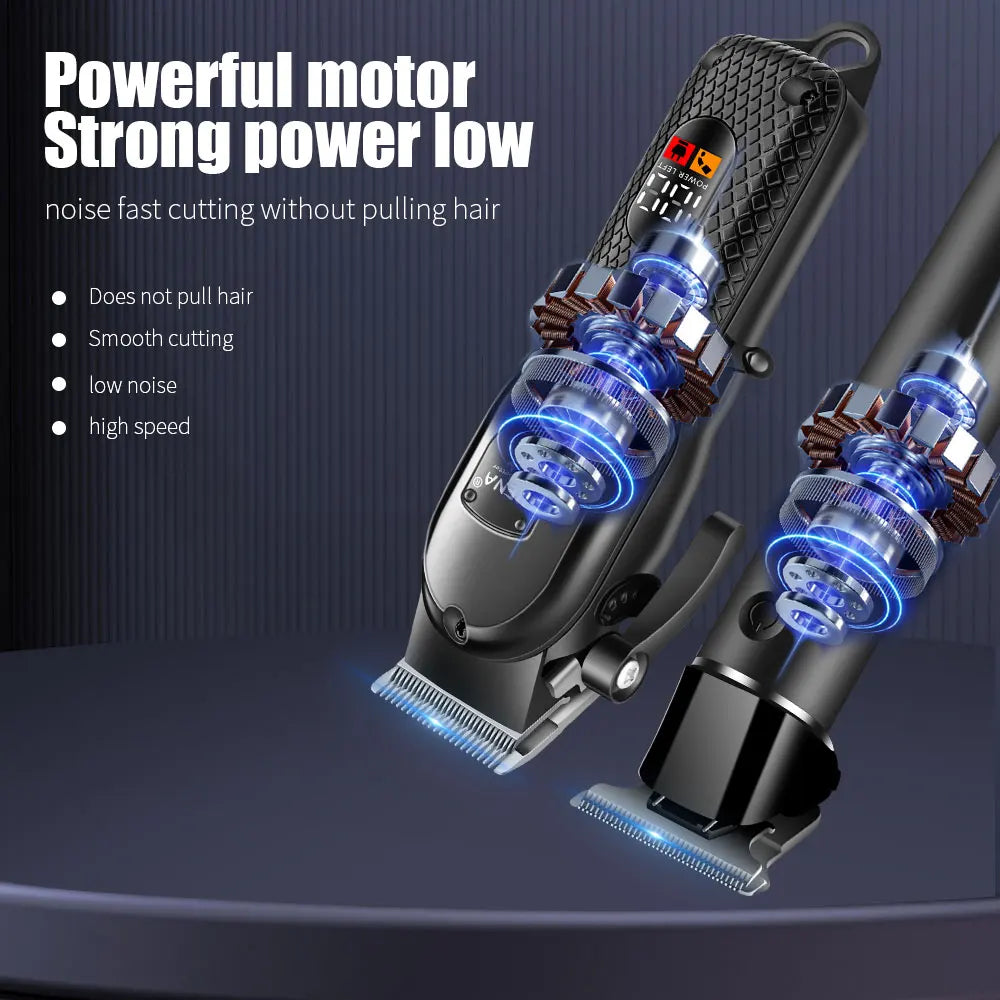Hair Trimmer Professional Cordless Clippers Electric Beard Shaver 10mm