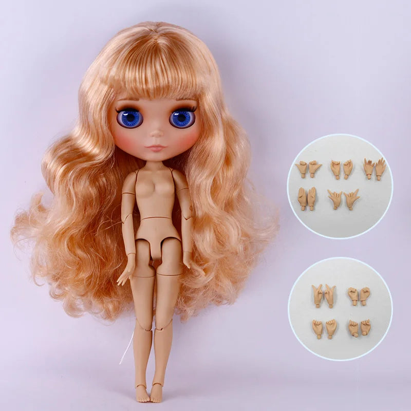 ICY DBS Blythe Doll Tan Skin Matte Face 1/6 BJD Joint Body Neo BL2240