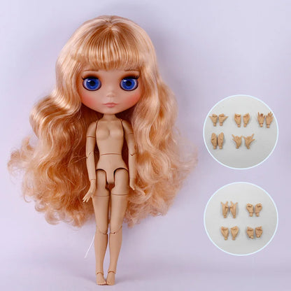 ICY DBS Blythe Doll Tan Skin Matte Face 1/6 BJD Joint Body Neo BL2240