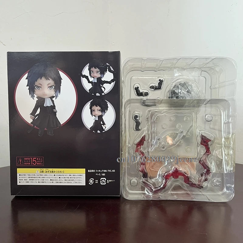10cm Bungo Stray Dogs Ryunosuke Akutagawa Figure #1191 Changeable Face PVC
