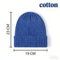 Winter Wool Knitted Beanie Hat Men Women Warm Cap Unisex Skull Cap